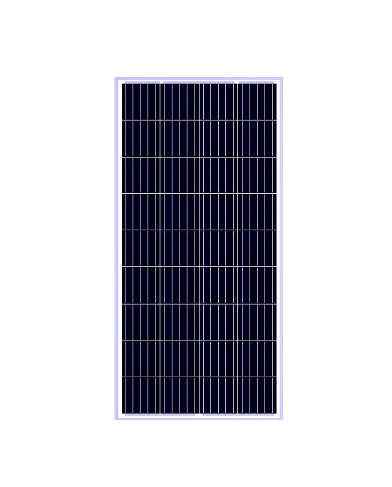 Modulo fotovoltaico 12 volts Poli-cristallino da 160W UFLEX